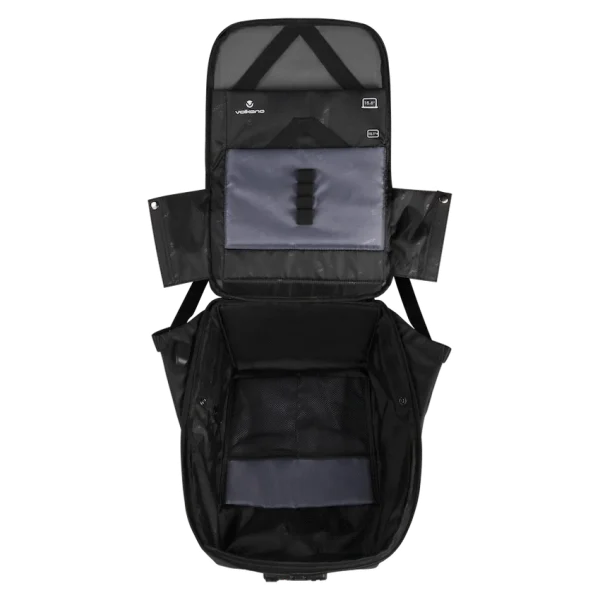 Volkano Smart Deux Laptop Backpack - Black/Charcoal - Image 3