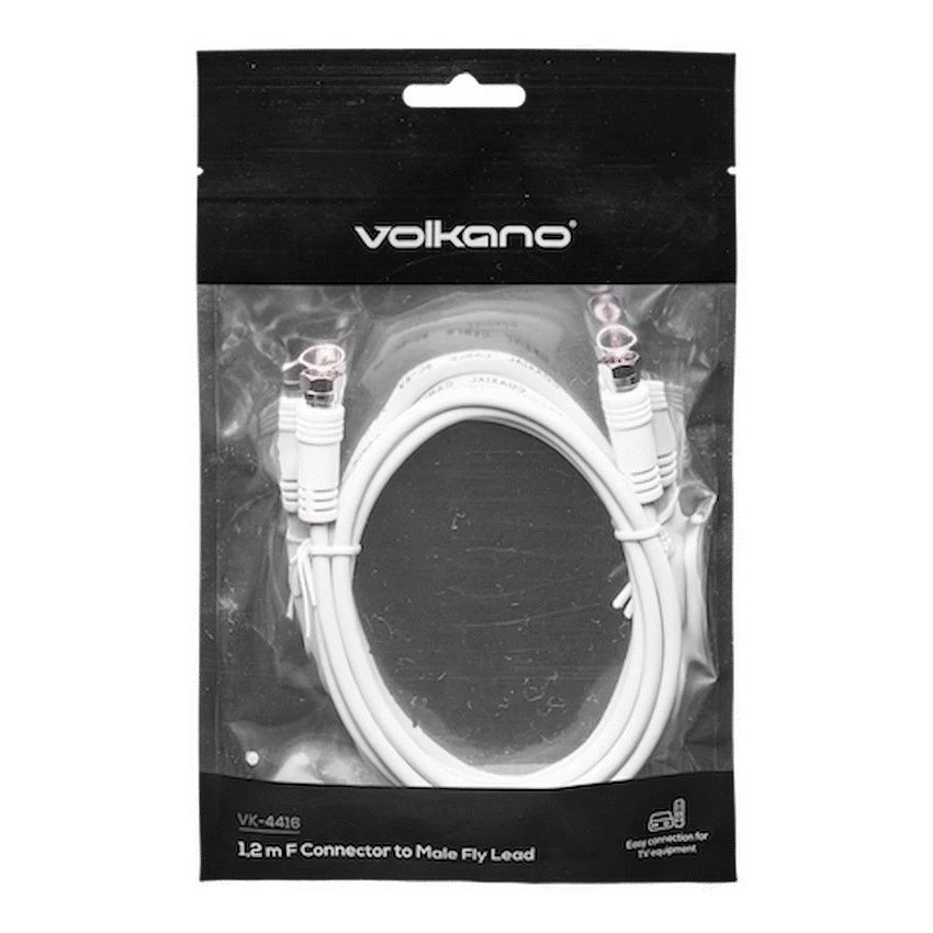 Volkano 1.2m F Connector to Male Fly Lead - Image 2