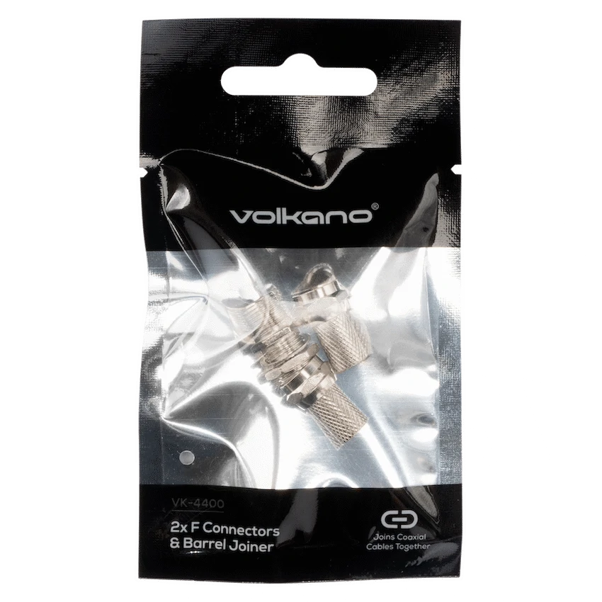Volkano 2x F Connector & Barrel Joiner - Image 2