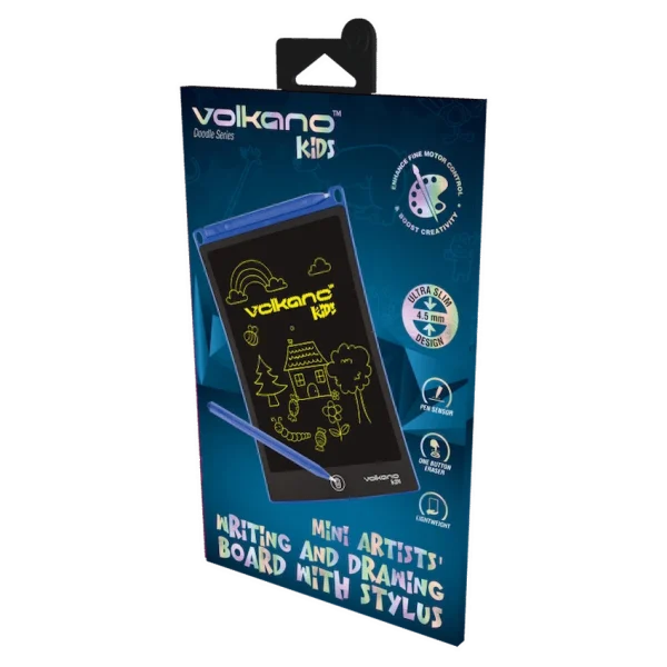 Volkano Kids Doodle Series 8.5" Writing and Drawing Board - Blue - Image 3