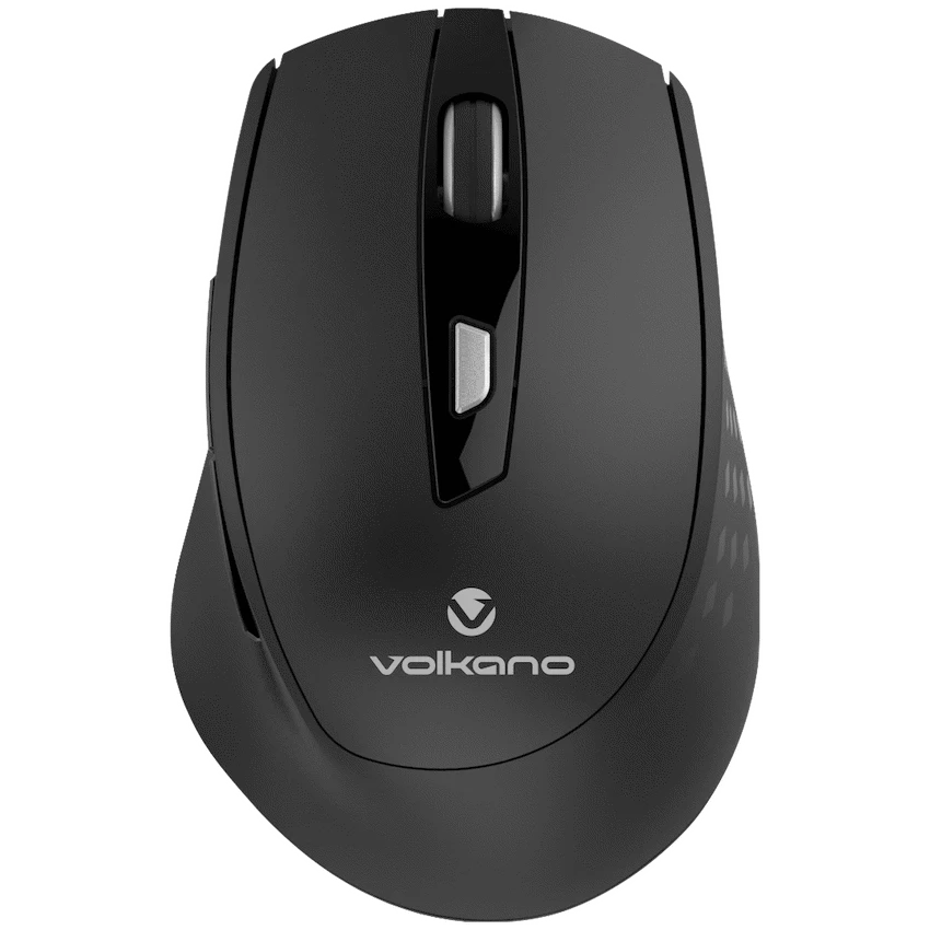 Volkano Chrome Series Wireless Mouse - Black