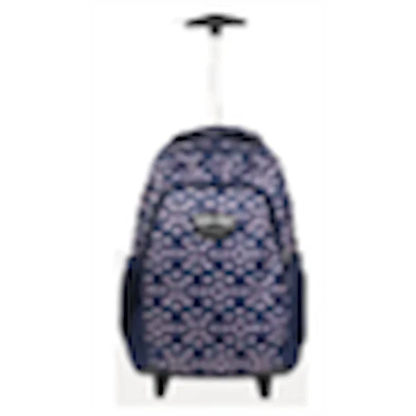 Volkano Winner Trolley Backpacks 22L Ladies Navy Floral
