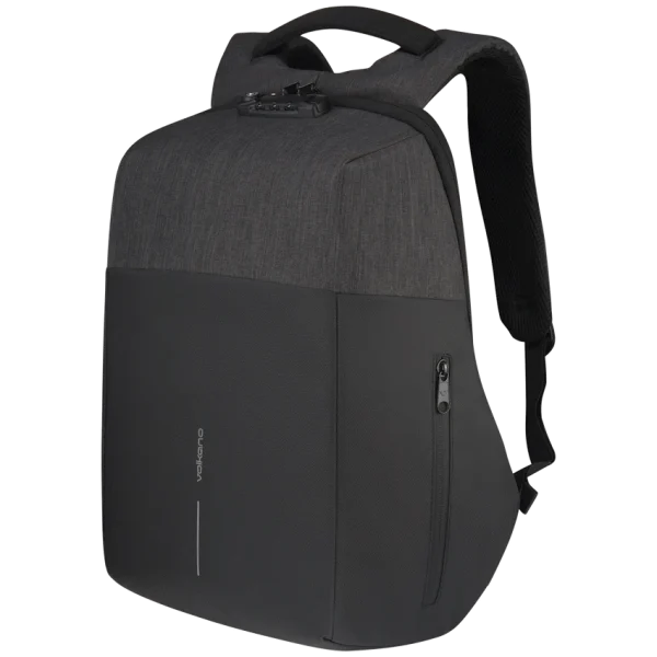 Volkano Smart Deux Laptop Backpack - Black/Charcoal