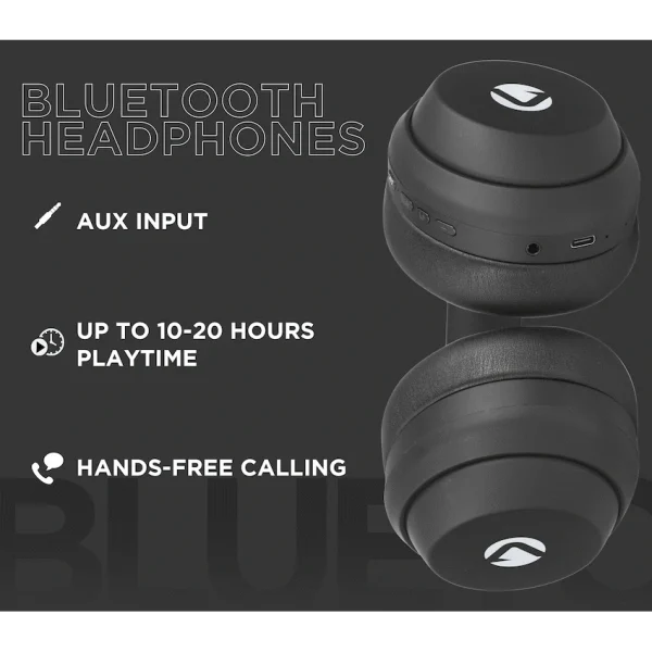 Volkano SoundSweeper Series Active Noise Cancelling bluetooth Headphones - Black - Image 4