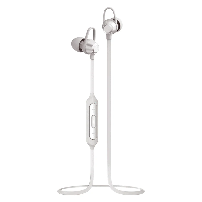 Volkano Rush 2.0 Bluetooth Earphones with Carry Case - Silver