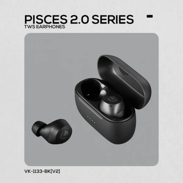 Volkano Pisces 2.0 Series TWS Earphones - Black - Image 10
