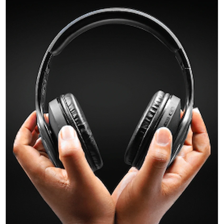Volkano Phonic Series Bluetooth Full Size Headphones - Black - Image 11