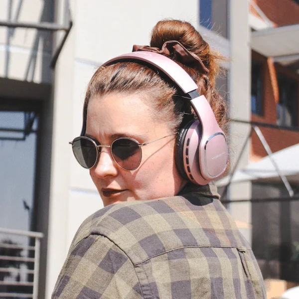 Volkano Phonic Series Bluetooth Full-Size Headphones - Rose Gold - Image 11