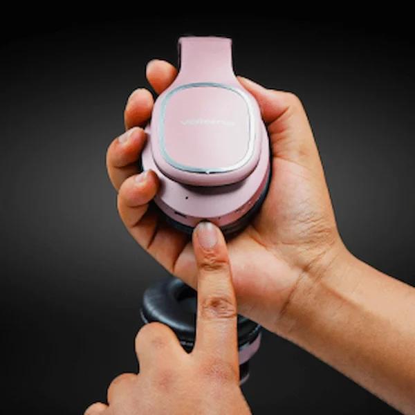 Volkano Phonic Series Bluetooth Full-Size Headphones - Rose Gold - Image 13