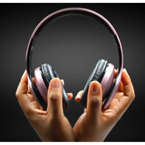 Volkano Phonic Series Bluetooth Full-Size Headphones - Rose Gold - Image 14