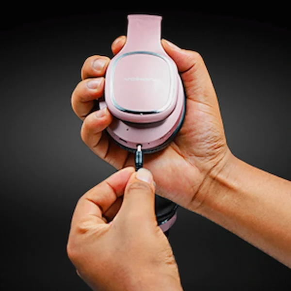 Volkano Phonic Series Bluetooth Full-Size Headphones - Rose Gold - Image 15