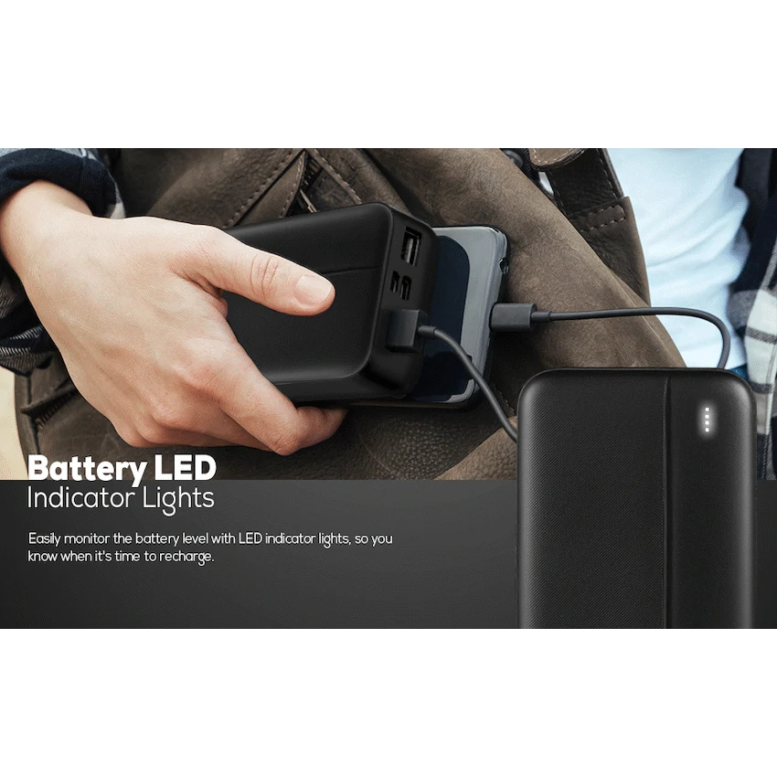 Volkano Omega Series 20000mah Power Bank - Black - Image 3