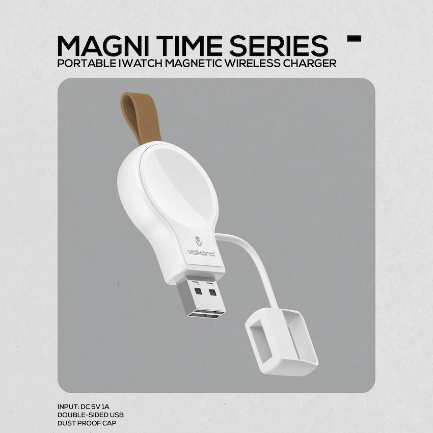 Volkano Magni Time Series - Portable iWatch Magnetic Wireless Charger - Image 2
