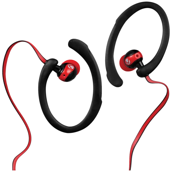 Volkano Sports Earphones Black/Red