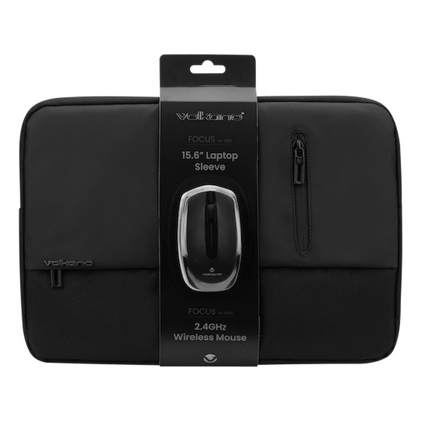 Volkano Focus Series 15.6" Laptop Sleeve & Wireless Mouse - Image 2