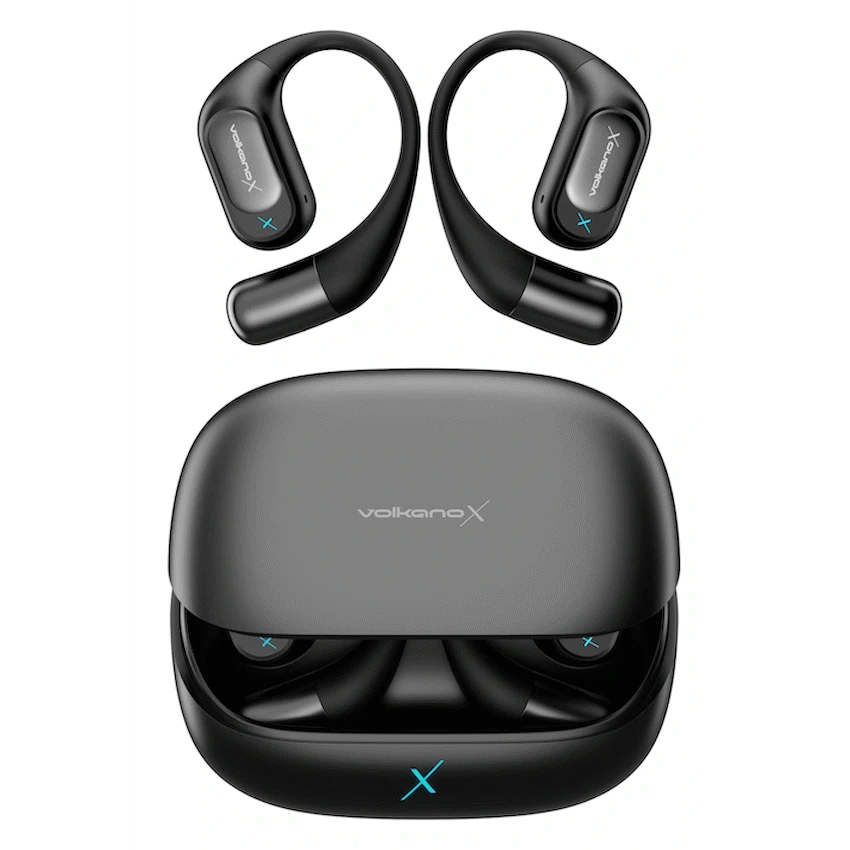 VolkanoX O300 Air Conduction OWS Earphones - Black - Image 3
