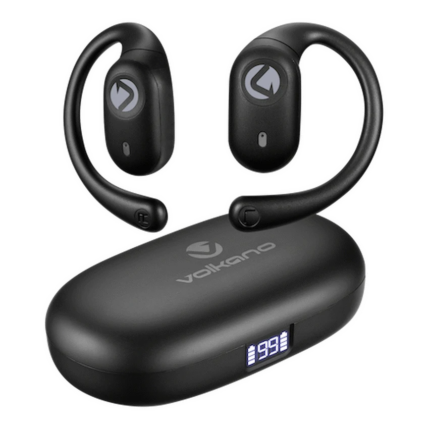 Volkano Stride 2 Air Conduction True Wireless Earphones - Black - Image 2