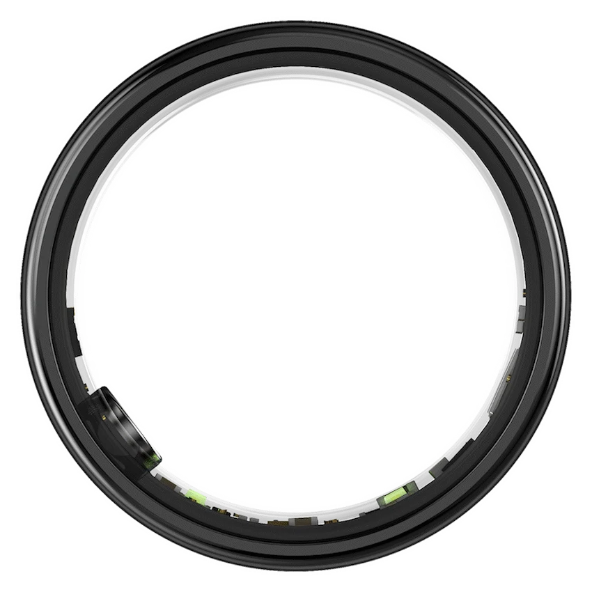 Volkano Ring Series Smart Ring with Charge Case - Black 20.6mm - Image 3