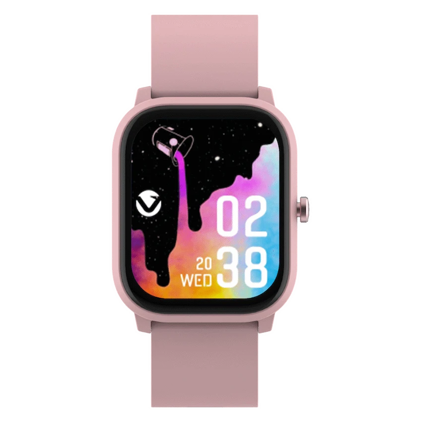 Volkano Vivo Series Kids Smart Watch - Pastel Pink - Image 2