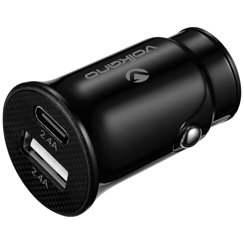 Volkano On the Go USB Plus Type-C Car Charger