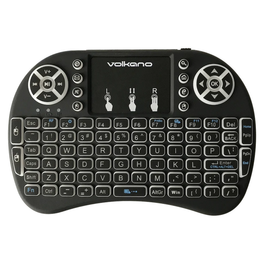 Volkano Control Series Smart TV Remote Control Keyboard and Trackpad