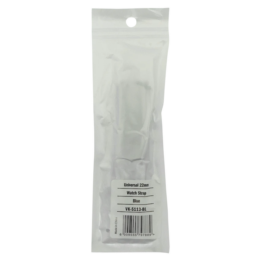 Universal Silicone 22mm Watch Strap - Blue - Image 3