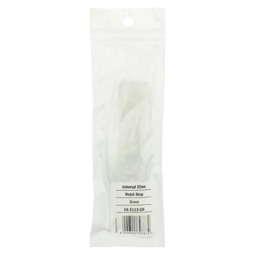 Universal Silicone 22mm Watch Strap - Green - Image 2