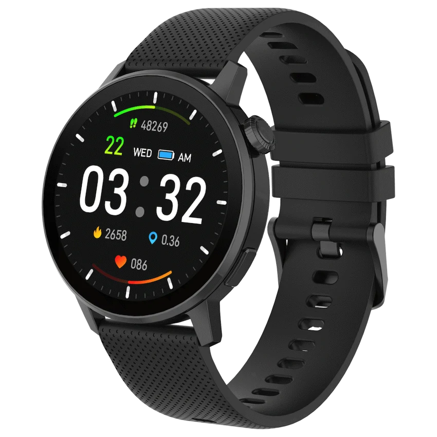 Volkano Orion Series Unisex GPS Watch - Black