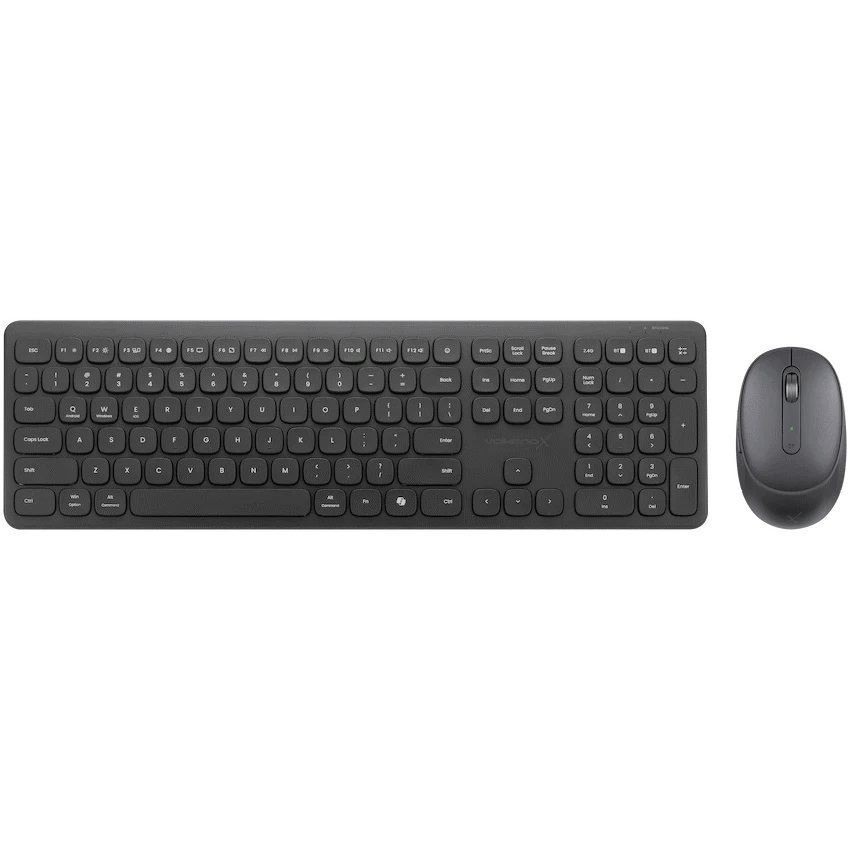 VolkanoX Ignite Bluetooth Wireless Keyboard and Mouse Combo - Graphite