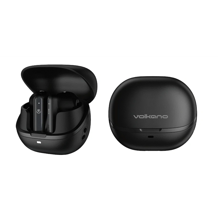 Volkano QuietFit - TWS Earphones with ANC & ENC- Black - Image 2