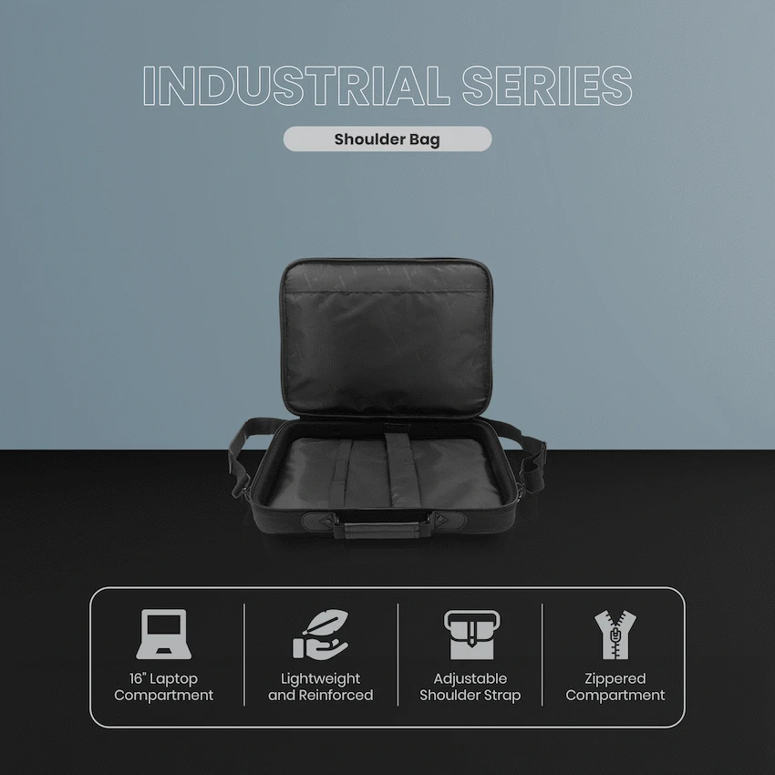 Volkano Industrial Series Shoulder Bags - Black - Image 17
