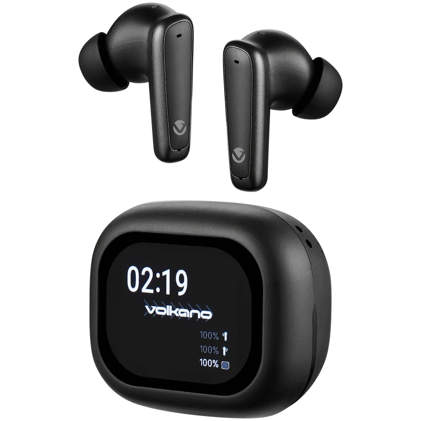 Volkano Vision Series TWS Earphones with ANC- Black