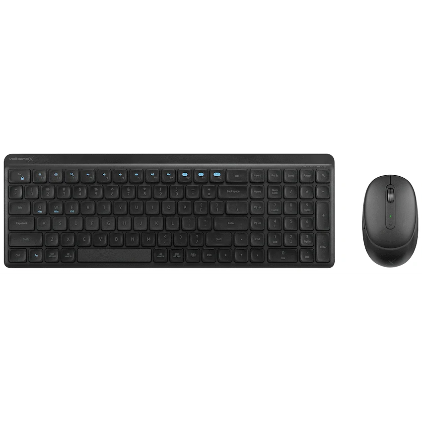 VolkanoX Scorch Bluetooth Wireless Keyboard and Mouse Combo - Graphite