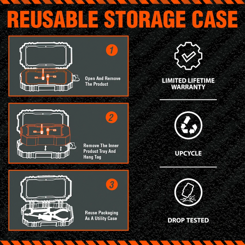 Rugged by Volkano Water- and Dust-Proof Type-C to Type-C Cable - 1.2m - Image 3