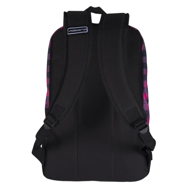 Volkano Daily Grind 18" Backpack - Pink Plaid - Image 3